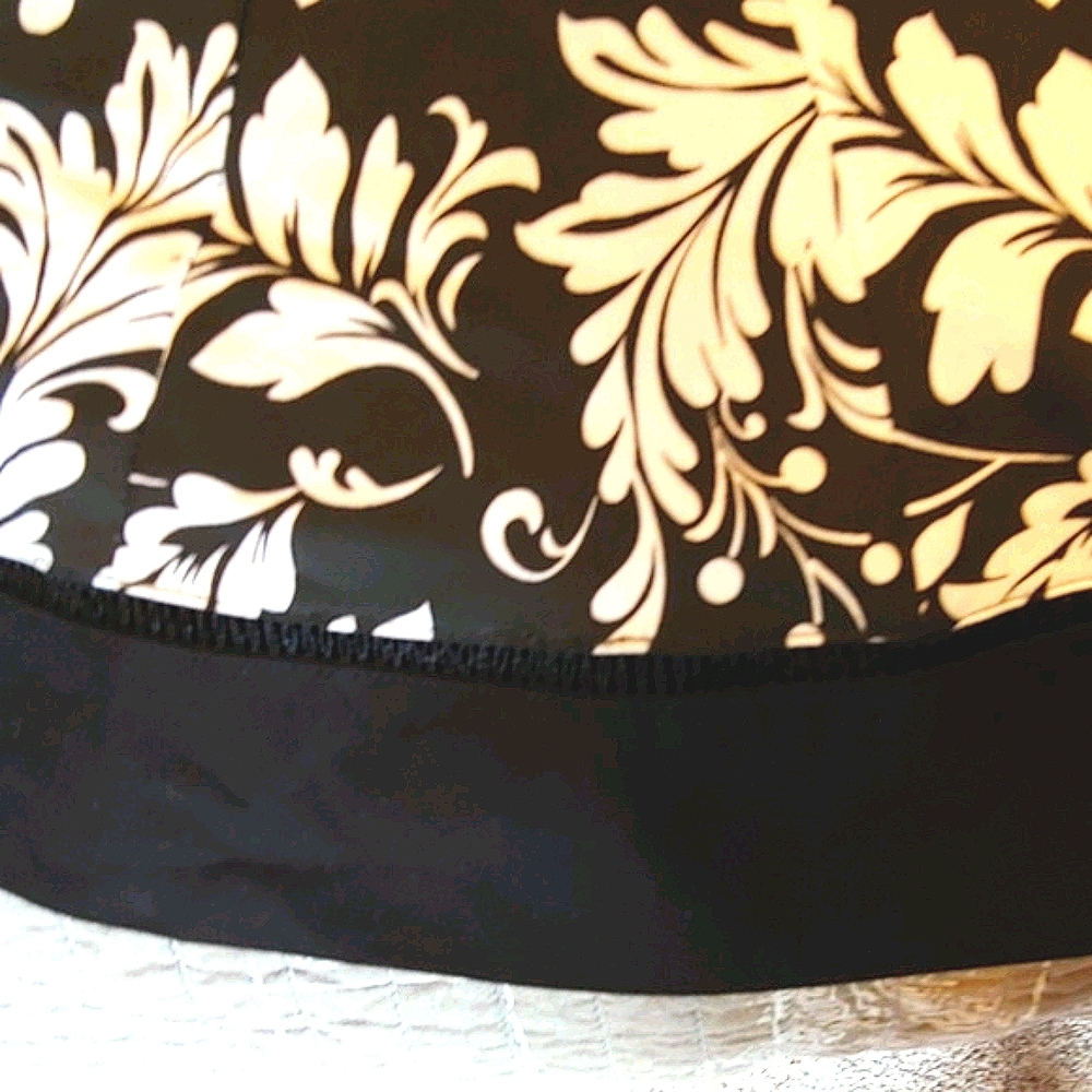 Notations Black and White Cotton Skirt - Picture 4 of 4